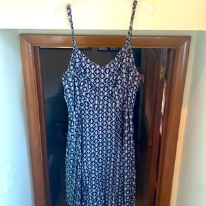 Black and white summer dress